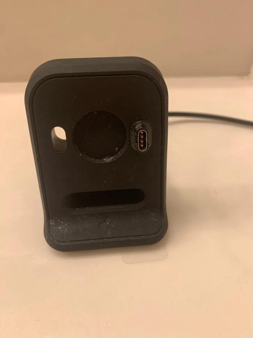 Garmin Black Smartwatch with Black Silicone Band